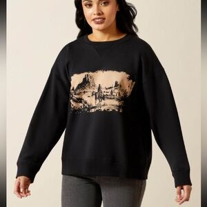 NEW Ariat Outlaw Oversized Sweatshirt in Black